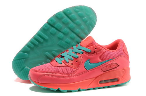 Nike Air Max 90 Men Pink Blue Running Shoes Spain